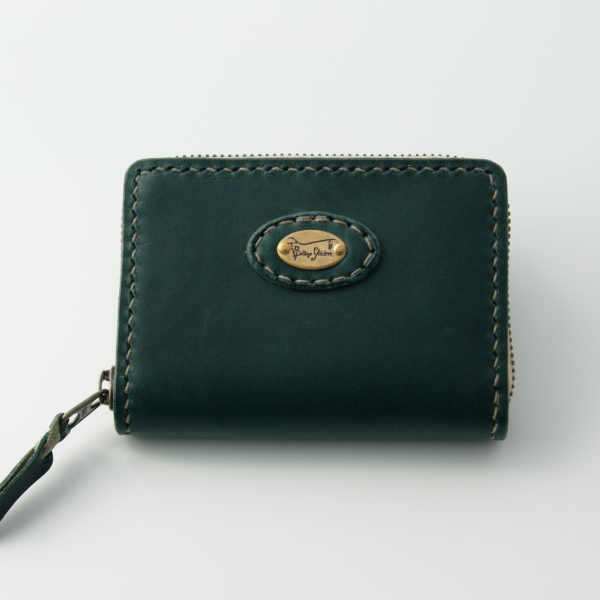 レザーコンパクトミニ長財布『…to・ALIGN_G』「Forest Green」 レザーコンパクトミニ長財布『…to・ALIGN_G』「Forest Green」 小物